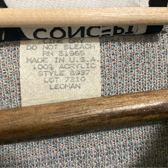 Vintage oversized cowl neck fleece pullover size M - Picture 7 of 8